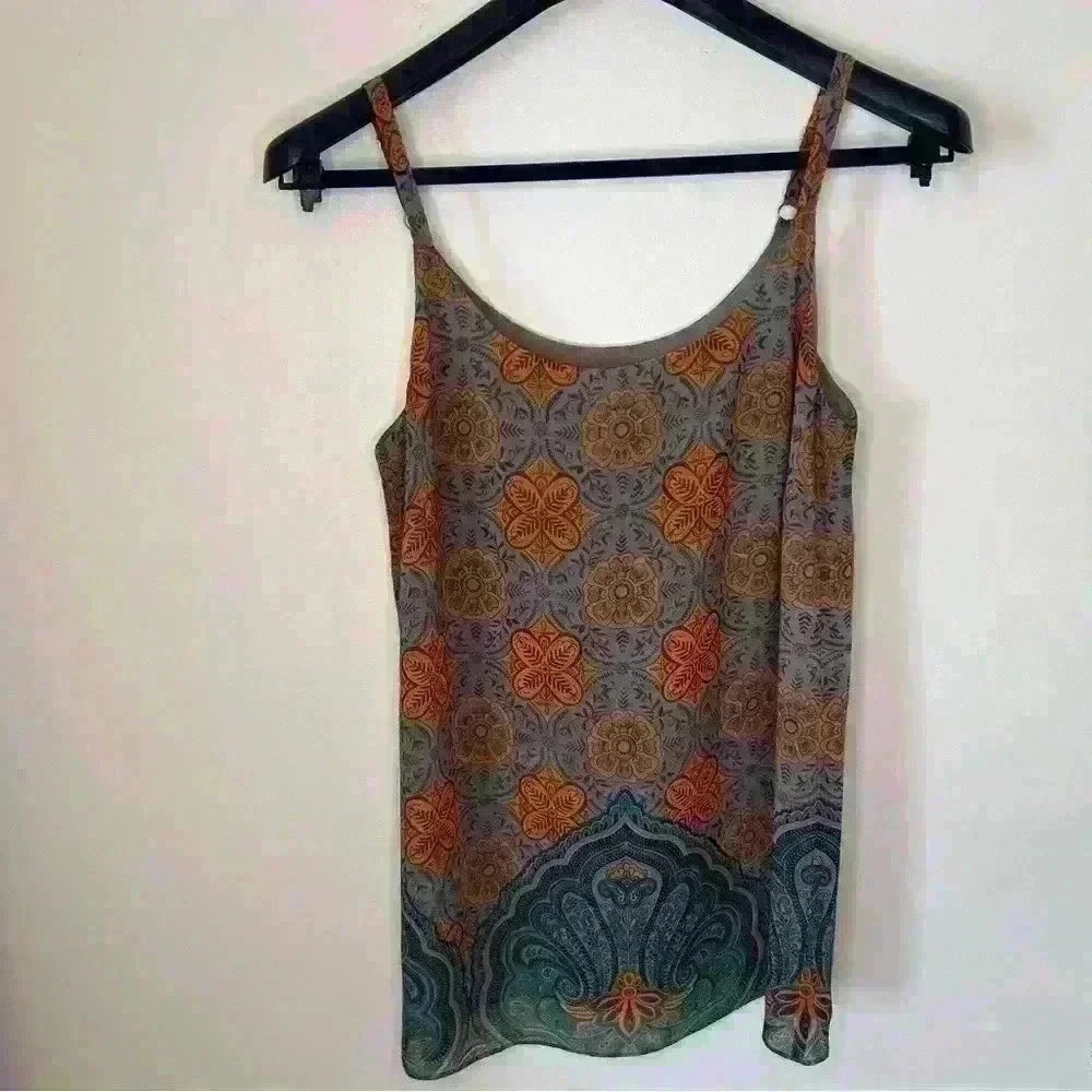Cabi Women's Tank Top Arabesque Modern Cami Size Small